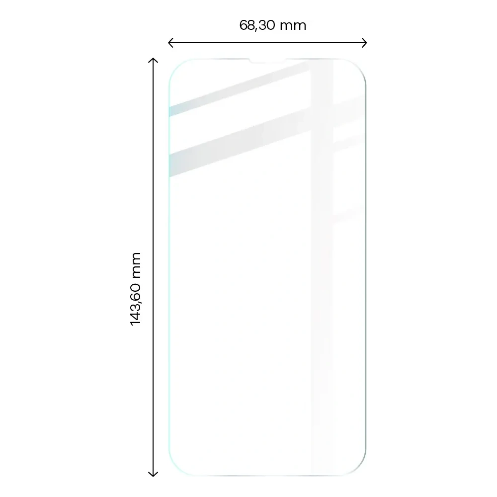 Szkło hartowane Bizon Glass Clear 2 do Apple iPhone 14 / 13 / 13 Pro