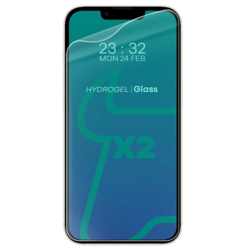 Kup Folia hydrożelowa na ekran Bizon Glass Hydrogel Apple iPhone 14 / 13 / 13 Pro [2 PACK] - BIZ186 - {ean13} - Sklep Home Screen