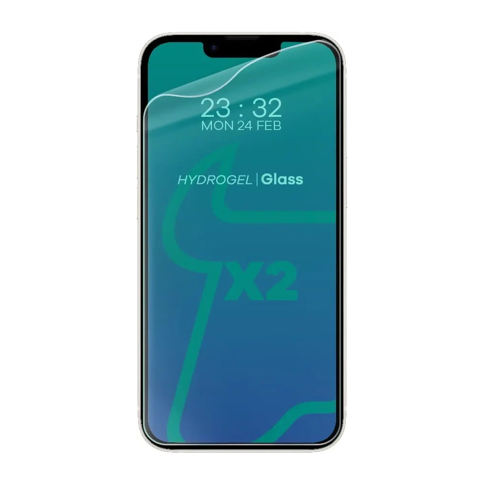 Folia hydrożelowa na ekran Bizon Glass Hydrogel Apple iPhone 14 / 13 / 13 Pro [2 PACK]