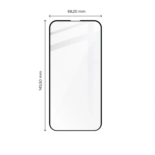 Kup Tvrzené sklo Bizon Glass Edge 2 pro Apple iPhone 14 / 13 / 13 Pro černé - BIZ187 - {ean13} - Sklep Home Screen