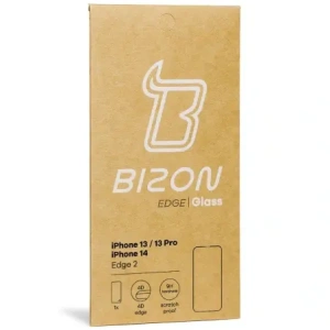 Kup Szkło hartowane Bizon Glass Edge 2 do Apple iPhone 14 / 13 / 13 Pro czarne - BIZ187 - {ean13} - Sklep Home Screen