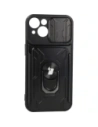 Kup Etui Bizon Case Camshield Card Slot Ring do Apple iPhone 14 czarne - BIZ188 - {ean13} - Sklep Home Screen