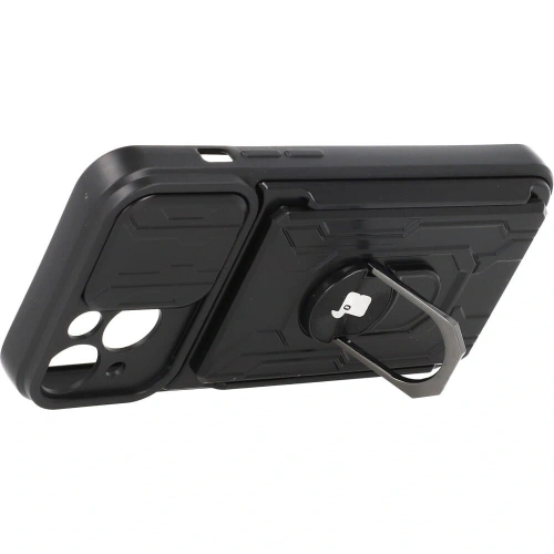 Kup Etui Bizon Case Camshield Card Slot Ring do Apple iPhone 14 černé - BIZ188 - {ean13} - Sklep Home Screen
