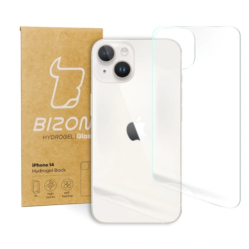 Kup Bizon Glass Hydrogel Apple iPhone 14 [2 PACK] - BIZ189 - {ean13} - Sklep Home Screen