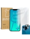 BIZON 3x képernyő üveg + fényképező üveg Apple iPhone 14