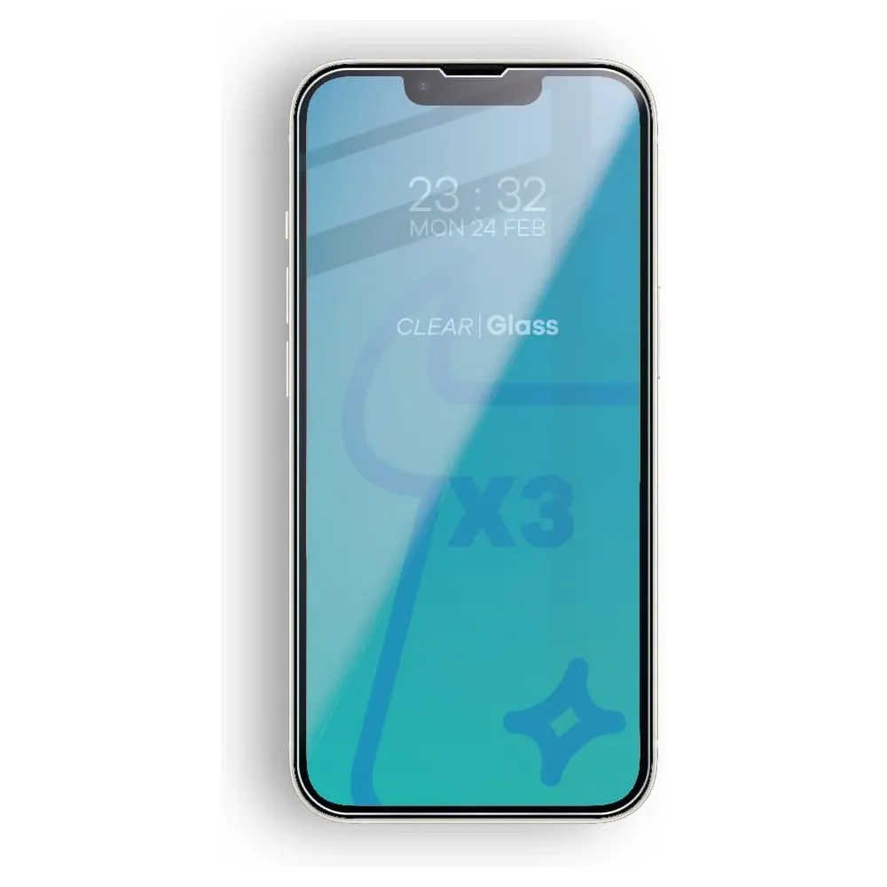 3x Szkło na ekran + szkło na aparat BIZON do Apple iPhone 14