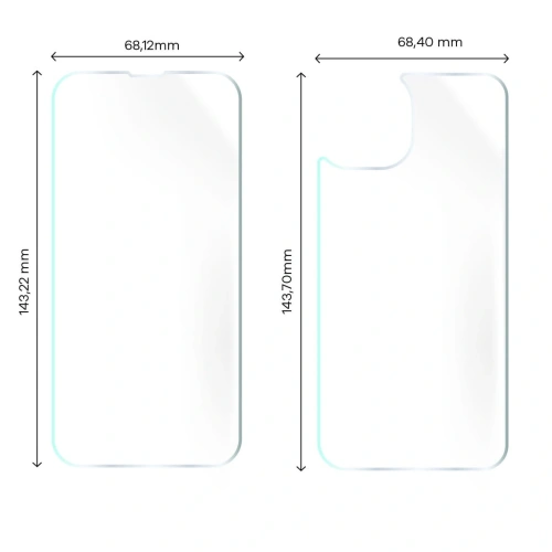 Kup Folia hydrożelowa na tył i przód Bizon Glass Hydrogel Apple iPhone 14 - BIZ191 - {ean13} - Sklep Home Screen