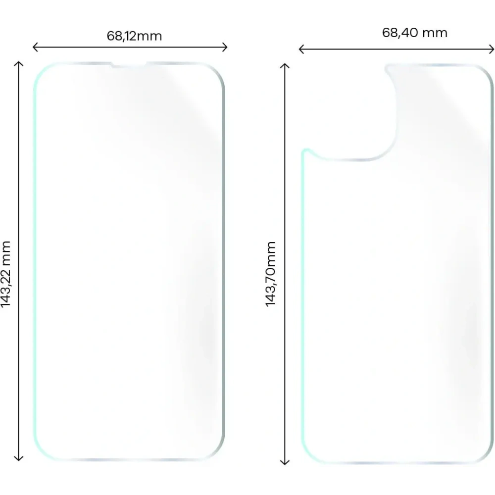 Folia hydrożelowa na tył i przód Bizon Glass Hydrogel Apple iPhone 14