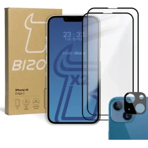Kup 2x Szkło na ekran + szkło na aparat BIZON do Apple iPhone 14 - BIZ193 - {ean13} - Sklep Home Screen