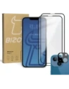 BIZON 2x screen glass + camera glass Apple iPhone 14