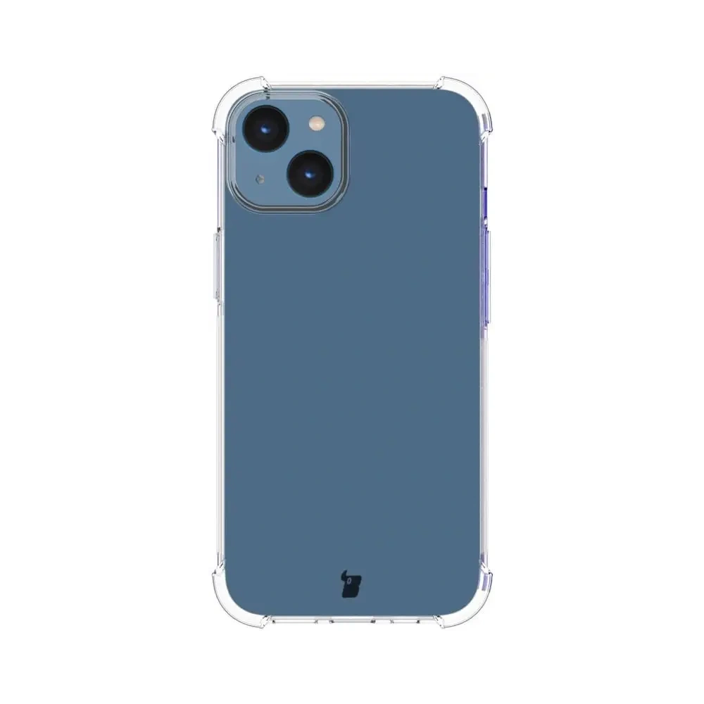 Etui + 2x szkło na ekran + obiektyw Bizon Case Clear Pack do Apple iPhone 14 przezroczyste