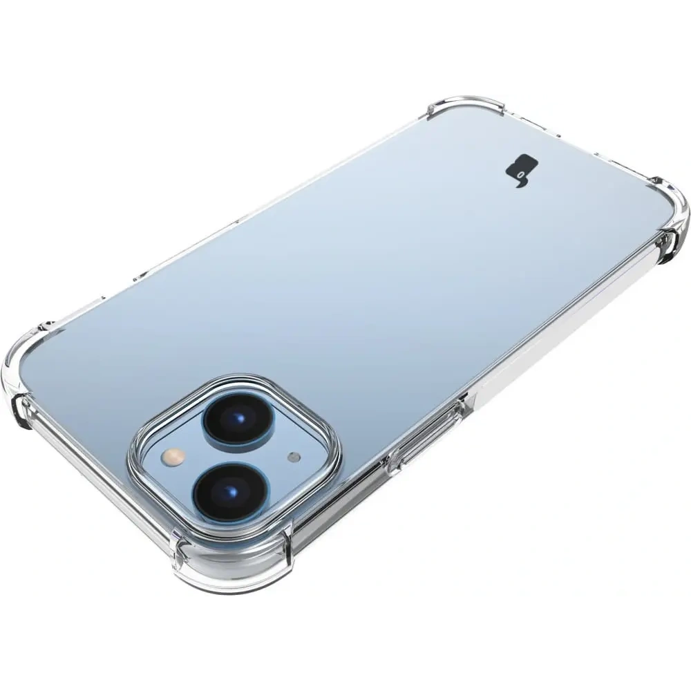 Etui + 2x szkło na ekran + obiektyw Bizon Case Clear Pack do Apple iPhone 14 przezroczyste