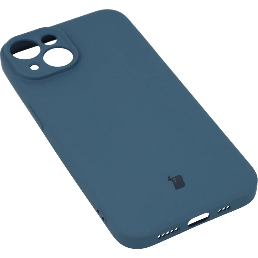 Etui Bizon Case Silicone do Apple iPhone 14 granatowe