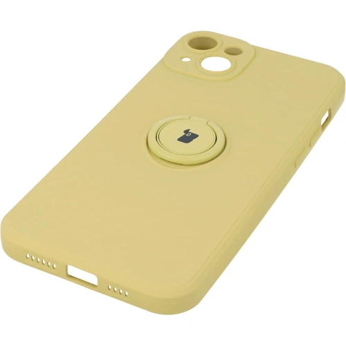 Kup Etui Bizon Case Silicone Ring Sq do Apple iPhone 14 Plus žluté - BIZ197 - {ean13} - Sklep Home Screen