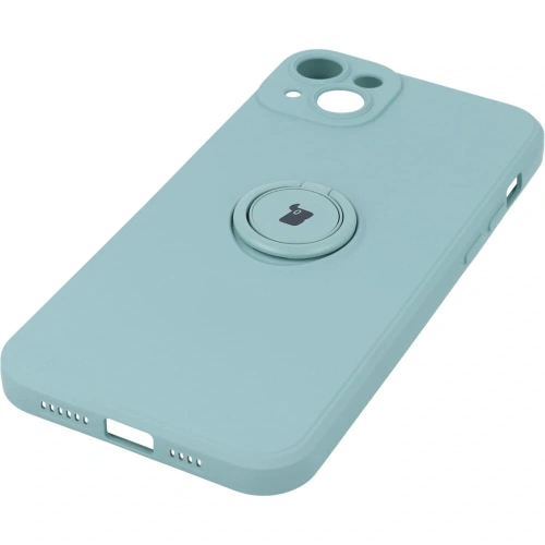 Kup Etui Bizon Case Silicone Ring Sq do Apple iPhone 14 Plus tyrkysové - BIZ198 - {ean13} - Sklep Home Screen