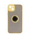Kup Bizon Case Hybrid Ring Apple iPhone 14 Plus fumuriu cu un cadru galben - BIZ200 - {ean13} - Sklep Home Screen