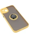 Kup Bizon Case Hybrid Ring Apple iPhone 14 Plus fumuriu cu un cadru galben - BIZ200 - {ean13} - Sklep Home Screen