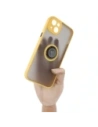 Kup Bizon Case Hybrid Ring Apple iPhone 14 Plus fumuriu cu un cadru galben - BIZ200 - {ean13} - Sklep Home Screen