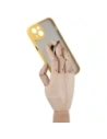 Kup Bizon Case Hybrid Ring Apple iPhone 14 Plus fumuriu cu un cadru galben - BIZ200 - {ean13} - Sklep Home Screen