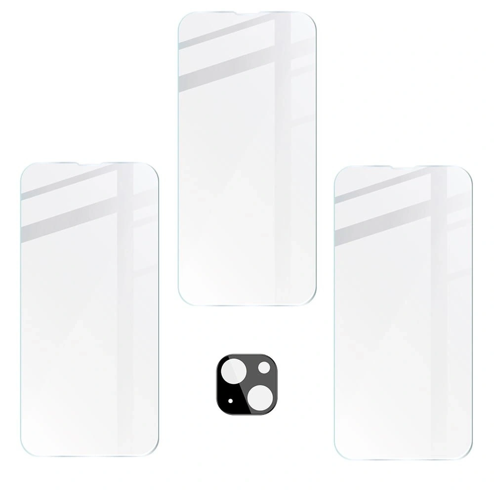 3x Szkło na ekran + szkło na aparat BIZON do Apple iPhone 14 Plus