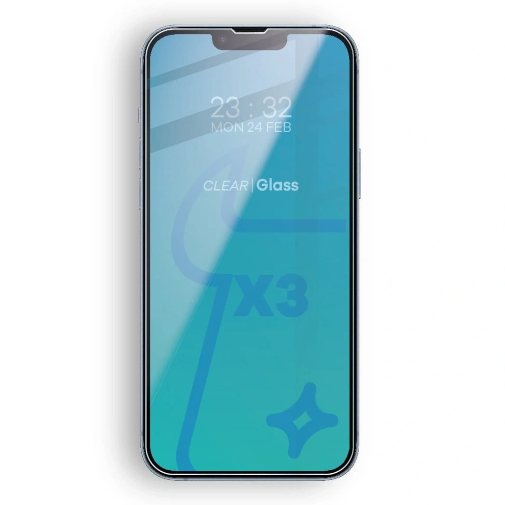 3x Szkło na ekran + szkło na aparat BIZON do Apple iPhone 14 Plus