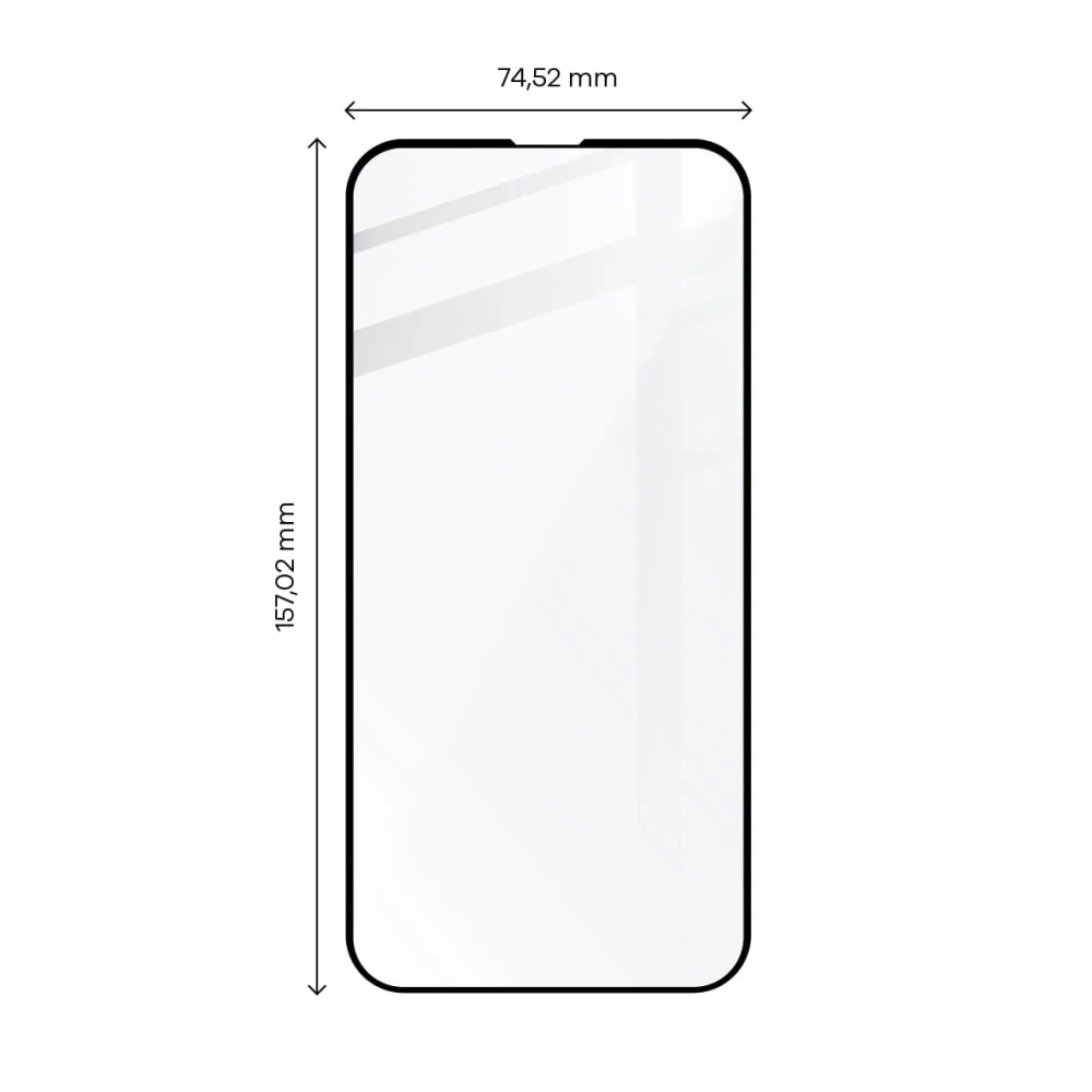 2x Szkło na ekran + szkło na aparat BIZON do Apple iPhone 14 Plus