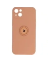 Bizon Case Silicone Ring Sq Apple iPhone 14 Plus orange