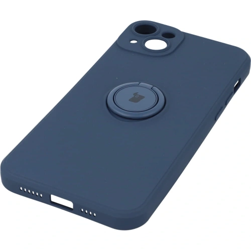 Kup Etui Bizon Case Silicone Ring Sq do Apple iPhone 14 Plus tmavě modré - BIZ207 - {ean13} - Sklep Home Screen