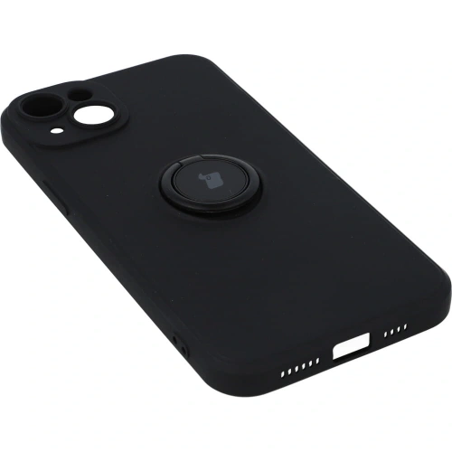 Kup Etui Bizon Case Silicone Ring Sq do Apple iPhone 14 Plus czarne - BIZ208 - {ean13} - Sklep Home Screen