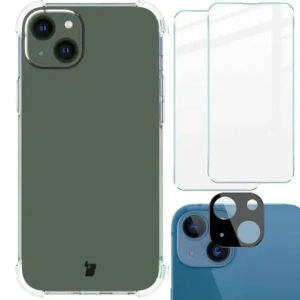 Kup Bizon Case Clear Pack tok + 2x kijelző üveg + lencse üveg Apple iPhone 14 Plus átlátszó - BIZ209 - {ean13} - Sklep Home Screen