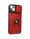Kup Bizon Case Camshield Kártyahely Gyűrű Apple iPhone 14 Plus piros - BIZ211 - {ean13} - Sklep Home Screen