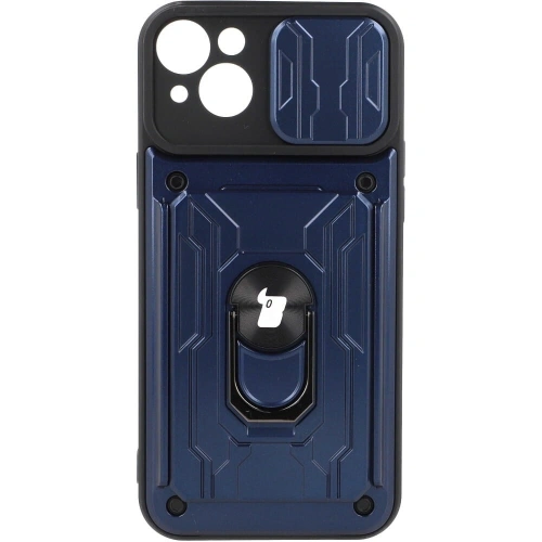 Kup Etui Bizon Case Camshield Card Slot Ring do Apple iPhone 14 Plus tmavě modré - BIZ212 - {ean13} - Sklep Home Screen