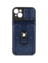 Bizon Case Camshield Card Slot Ring Apple iPhone 14 Plus navy blue