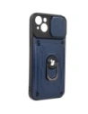 Kup Etui Bizon Case Camshield Card Slot Ring do Apple iPhone 14 Plus tmavě modré - BIZ212 - {ean13} - Sklep Home Screen