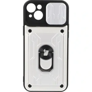 Kup Etui Bizon Case Camshield Card Slot Ring do Apple iPhone 14 Plus białe - BIZ213 - {ean13} - Sklep Home Screen
