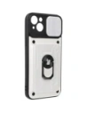 Kup Bizon Case Camshield Card Slot Ring Apple iPhone 14 Plus alb - BIZ213 - {ean13} - Sklep Home Screen