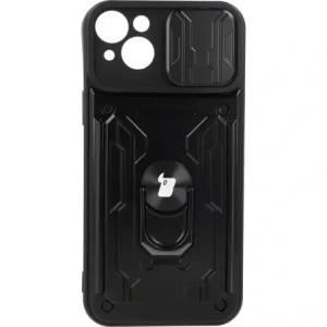 Kup Bizon Case Camshield Kártyahely Gyűrű Apple iPhone 14 Plus fekete - BIZ214 - {ean13} - Sklep Home Screen
