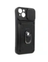 Kup Etui Bizon Case Camshield Card Slot Ring do Apple iPhone 14 Plus černé - BIZ214 - {ean13} - Sklep Home Screen