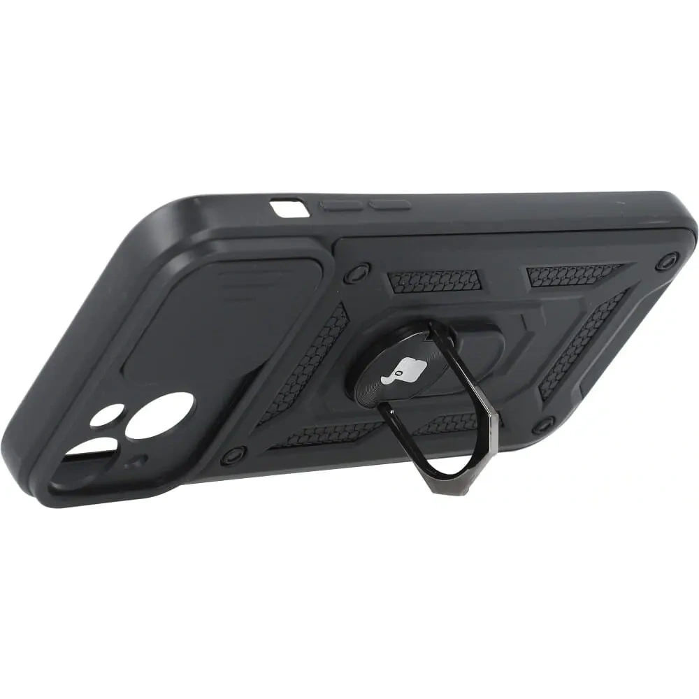 Etui Bizon Case CamShield Ring do Apple iPhone 14 Plus czarne