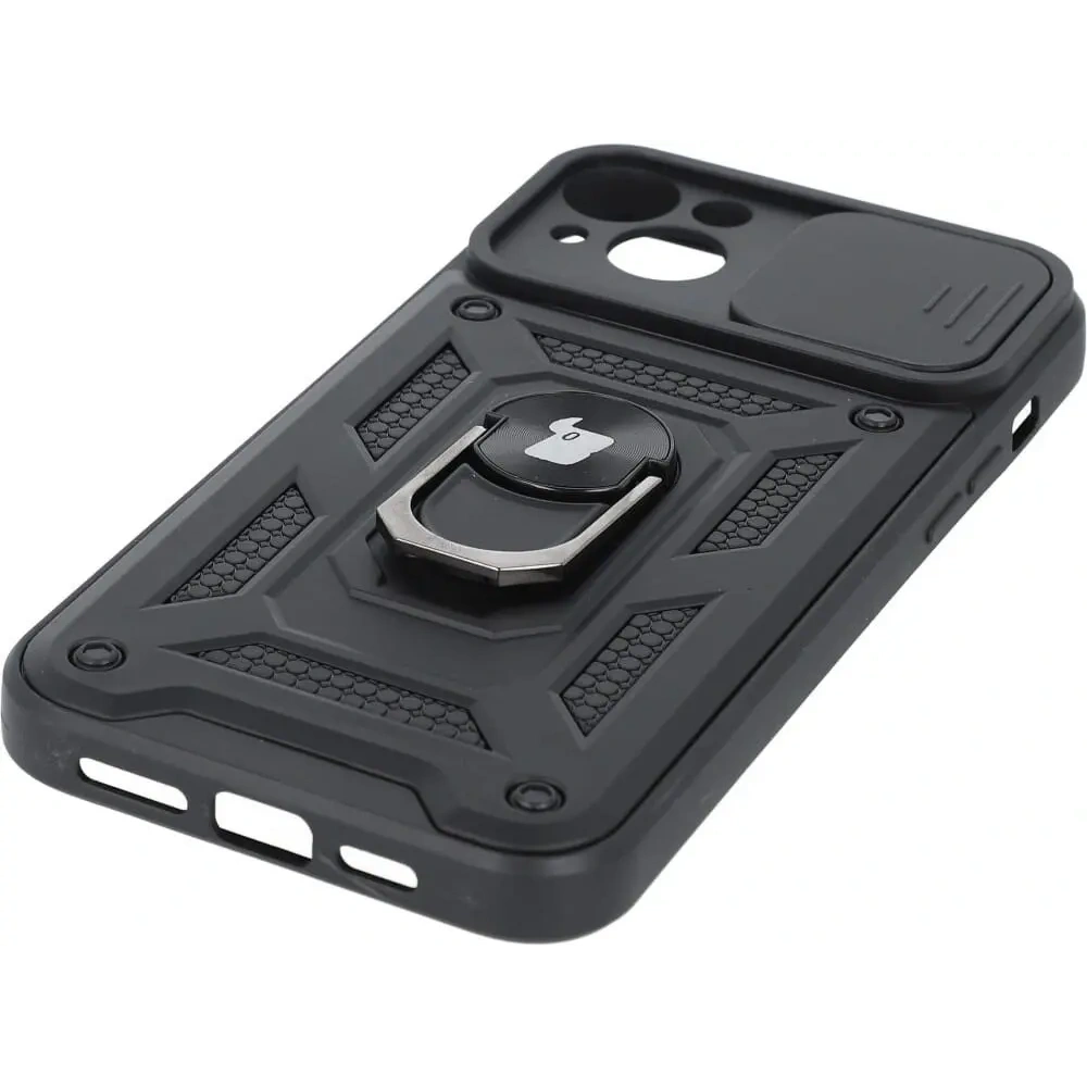 Etui Bizon Case CamShield Ring do Apple iPhone 14 Plus czarne