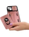 Kup Bizon Case Camshield Kártyahely Gyűrű Apple iPhone 14 Plus világos rózsaszín - BIZ217 - {ean13} - Sklep Home Screen