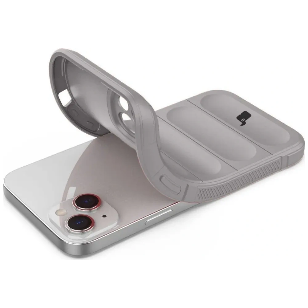 Pancerne etui Bizon Case Tur do Apple iPhone 14 Plus jasnoszare