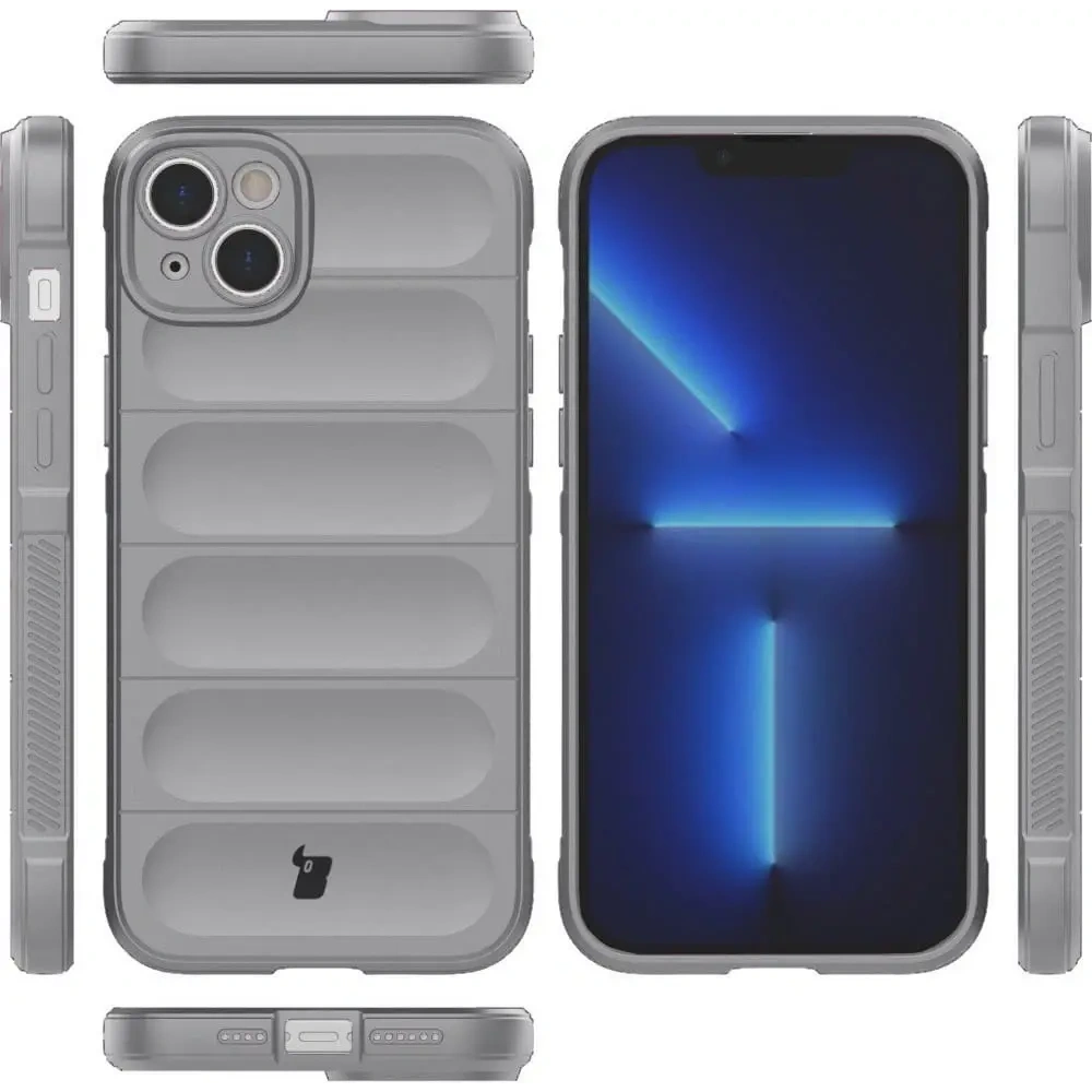 Pancerne etui Bizon Case Tur do Apple iPhone 14 Plus jasnoszare