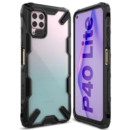 Kup Etui Ringke Fusion-X Huawei P40 Lite Fekete - RGK1139BLK - {ean13} - Sklep Home Screen