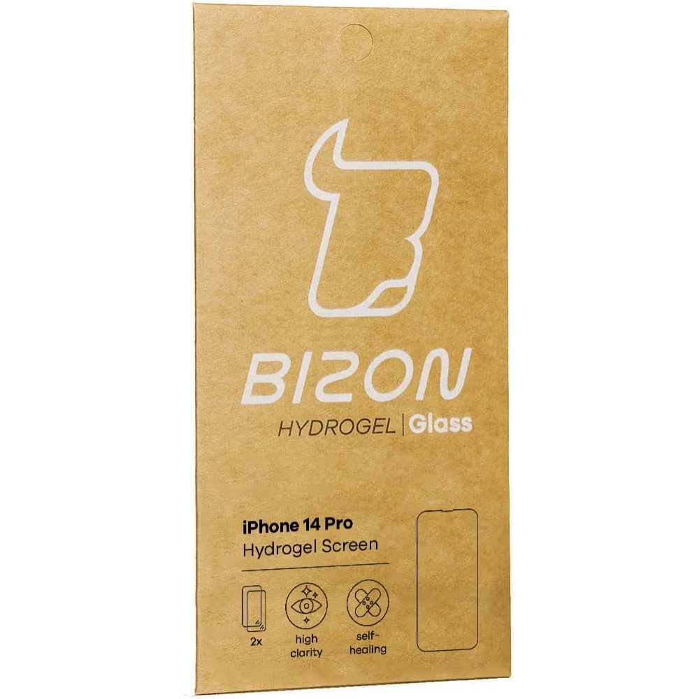 Folia hydrożelowa na ekran Bizon Glass Hydrogel Apple iPhone 14 Pro [2 PACK]