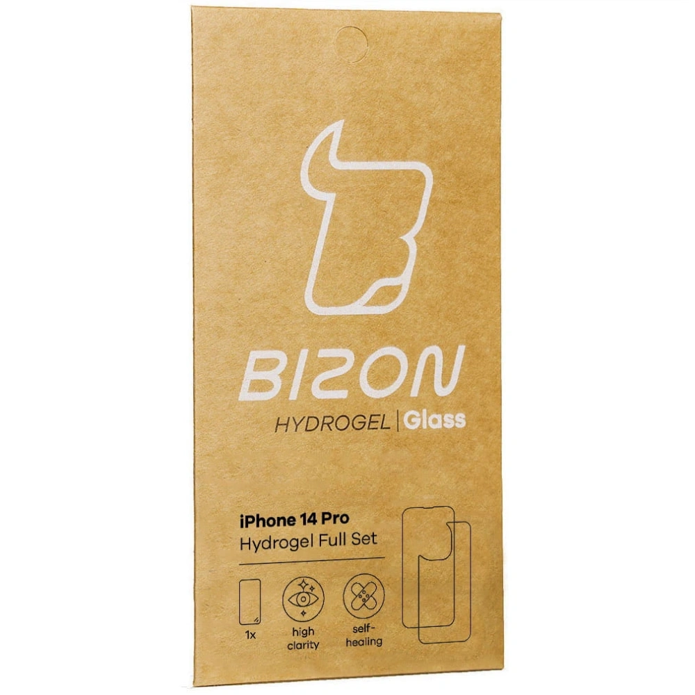 Folia hydrożelowa na tył i przód Bizon Glass Hydrogel Apple iPhone 14 Pro