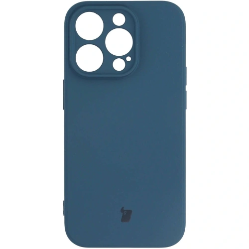 Kup Bizon Case Silicone Apple iPhone 14 Pro albastru marin - BIZ227 - {ean13} - Sklep Home Screen