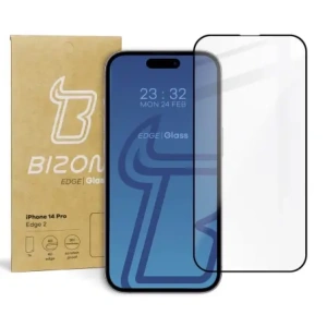 Buy Bizon Glass Edge 2 Apple iPhone 14 Pro black - BIZ228 - {ean13} - Home Screen Store Europe