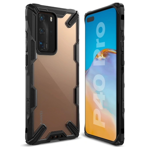 Kup Etui Ringke Fusion-X Huawei P40 Pro Black - RGK1145BLK - {ean13} - Sklep Home Screen