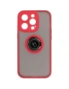 Buy Bizon Case Hybrid Ring Apple iPhone 14 Pro smoky with a red frame - BIZ229 - {ean13} - Home Screen Store Europe